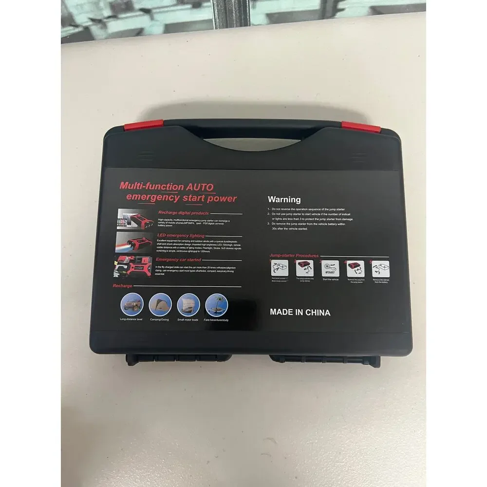 Multi-Function 12V Car Jump Starter with LED Light